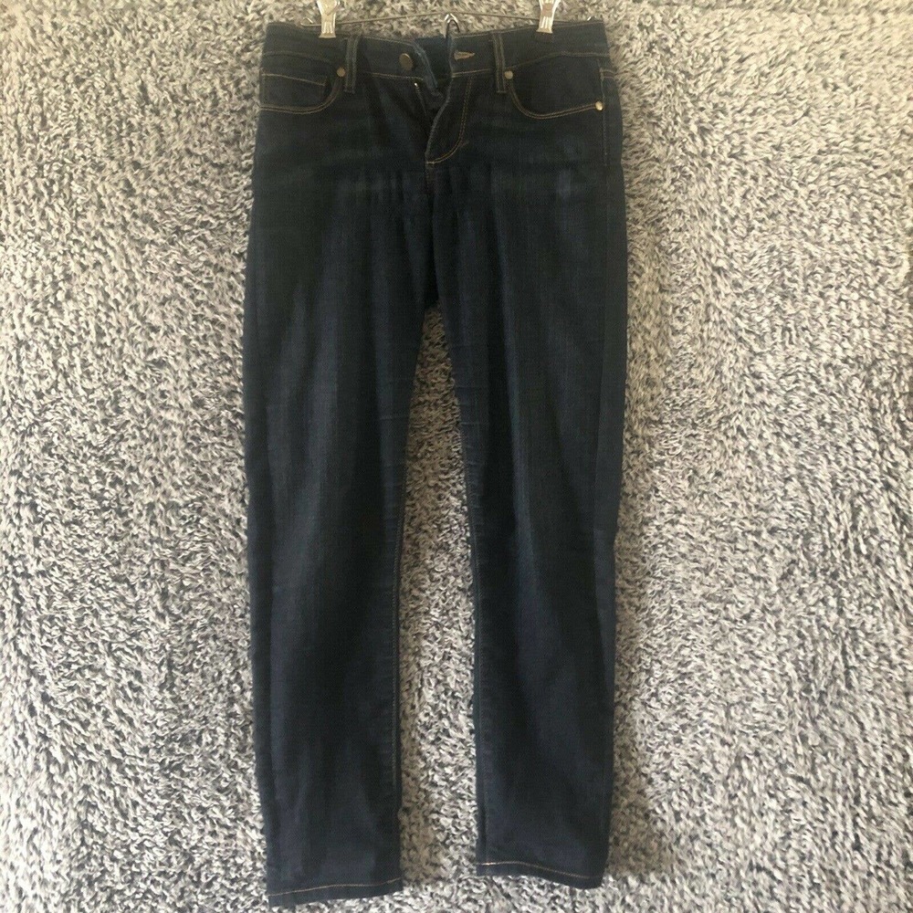 Page Denim Skyline Skinny Dark Wash Jeans Size 28 Bleu